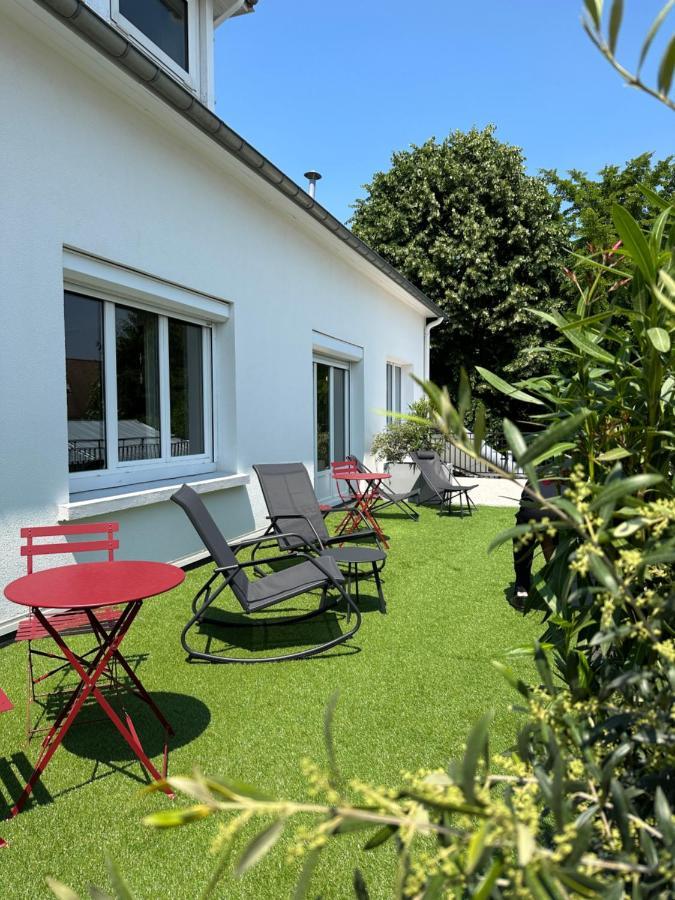 Logis Hotel & Restaurant Le Vert Bocage Franqueville-Saint-Pierre Buitenkant foto